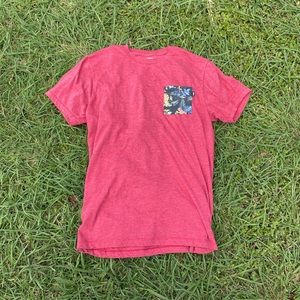 Red vans pocket T-shirt